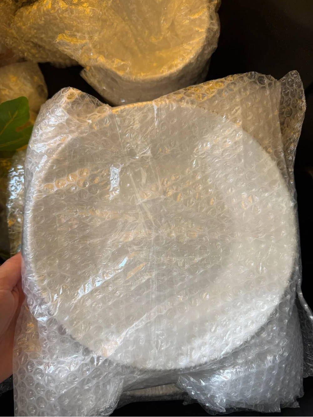 Pottery Barn White Gabriella Stoneware Salad Plates - Set of 4